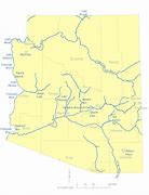 Image result for Arizona Map with Rivers