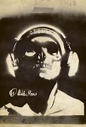 Image result for Skull with Headphones Stencil