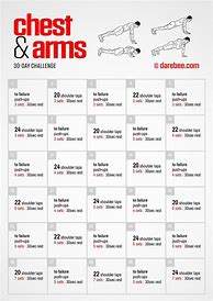 Image result for 30-Day Chest Challenge