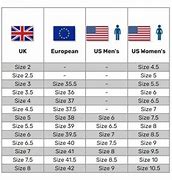 Image result for UK Us Size Chart