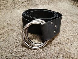 Image result for Double O-Ring Leather Belt