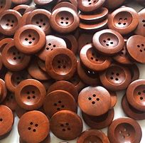 Image result for 30Mm Black Wooden Buttons with Painted Daisy On Front