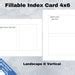 Image result for Avery 4X6 Index Card Template