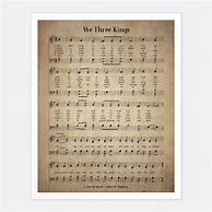 Image result for We Three Kings Vintage Sheet Music