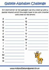 Image result for Topics for Alphabet Challenge
