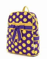 Image result for Yellow and Purple Backpack