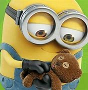 Image result for Bob the Minion with His Teddy Bear