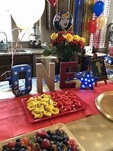 Image result for Happy Birthday with Wonder Woman Yard Decorations