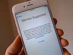 Image result for Sim Not Supported iPhone