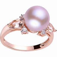 Image result for Rose Gold Pearl Ring