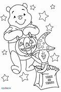 Image result for Pooh Halloween Coloring Pages