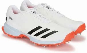 Image result for Adidas Cricket Shoes G. White and Gold