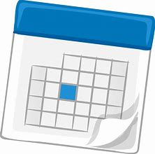 Image result for Clip Art Calendar Day Page Blue