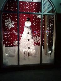 Image result for Simple Christmas Window Displays
