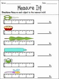 Image result for Measuring to the Nearest Quarter Inch