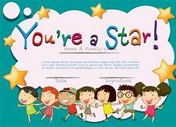 Image result for Certificates of Recognition for Kids Background