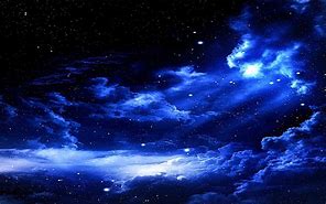 Image result for Beautiful Blue Night Sky with Stars