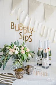 Image result for Champagne Birthday Party Decoration