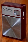 Image result for Sony Transistor Radio with Clock