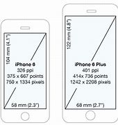 Image result for iPhone 7 Plus Template Actual Size