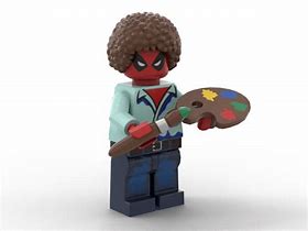 Image result for LEGO Deadpool Bob Ross