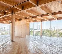 Image result for Timber and Glass Cantilever Building