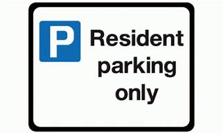 Image result for Resident Parking Only Sign