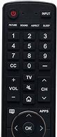 Image result for Sharp TV Controller en3139s