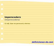 Image result for imperecedero