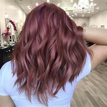 Image result for Auburn Hair with Rose Gold Highlights