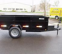 Image result for Single Axle Dump Bed Trailer