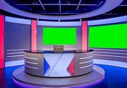 Image result for TV News Set with Multiple Freestanding Screens
