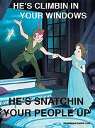 Image result for Disney Peter Pan Memes