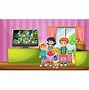 Image result for Cartoon Girl Watching TV