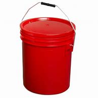 Image result for Red Paint Pail