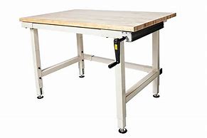 Image result for Hand Crank Adjustable Work Table