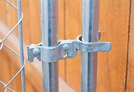 Image result for Chain Link Fence Gate Locks