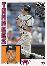 Image result for Derek Jeter Baseball Card