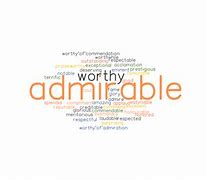 Image result for admirablw