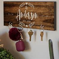 Image result for Personalized Key Hooks