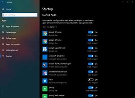 Image result for Startup Apps Windows 10