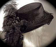 Image result for Gothic Victorian Hat