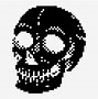 Image result for Pixel Skull Side View
