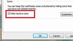 Image result for hide inactive icons
