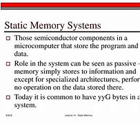 Image result for Static Memory