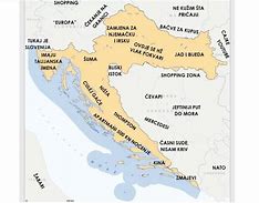 Image result for Karta Hrvatske Regije