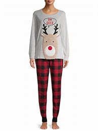Image result for Christmas Pajama Tops for Women