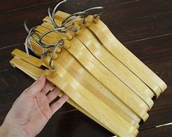 Image result for Decorated Wooden Coat Hangers