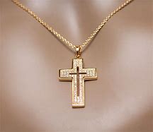 Image result for Gold Cross Pendant Necklace for Women