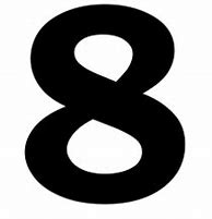 Image result for Number 8 Silhouette